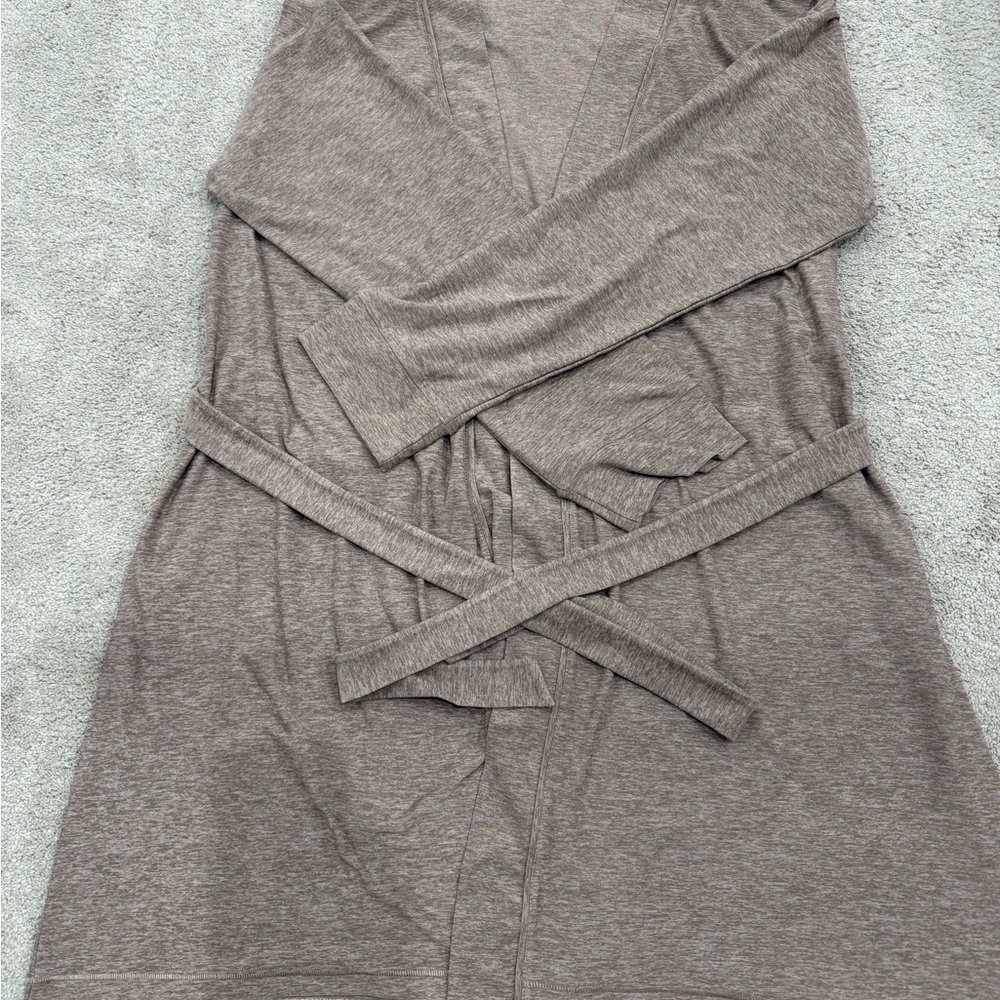 NWT Outdoor Voices Cloudknit Robe, Mocha, Medium/Large